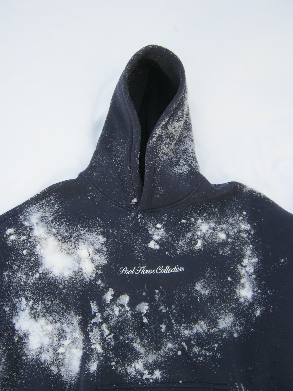 Oversized Embroidered Script Hoodie