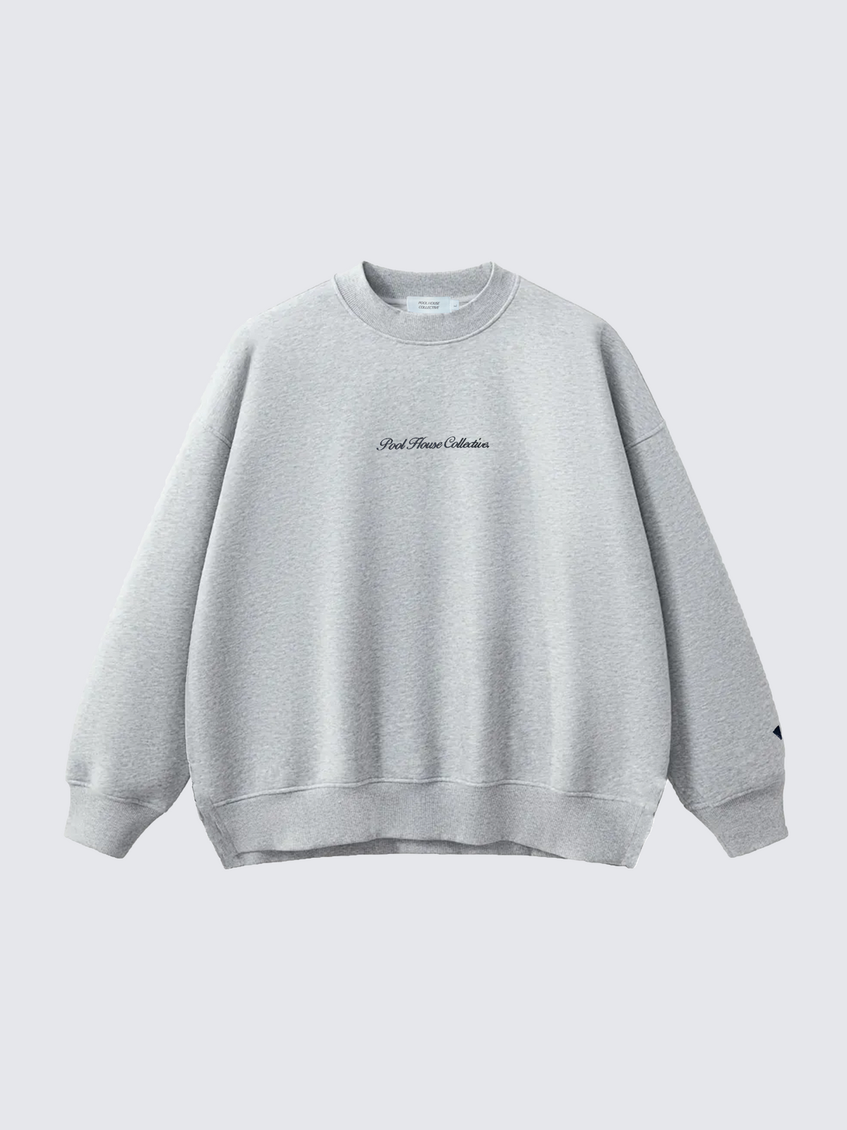 Embroidered Script Crewneck