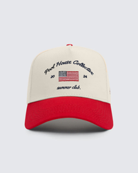 SUMMER CLUB VINTAGE SNAPBACK RED