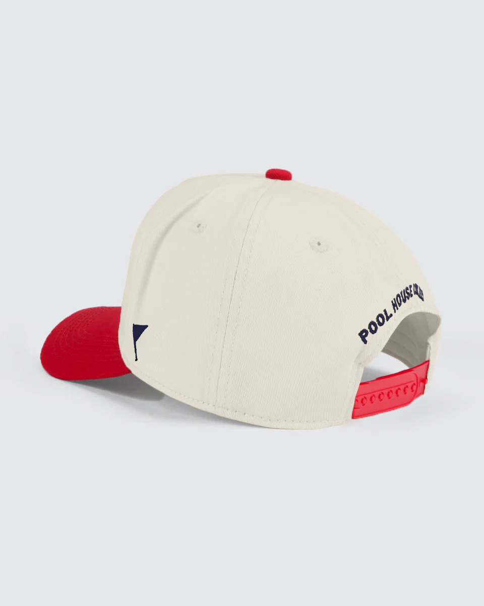 SUMMER CLUB VINTAGE SNAPBACK RED